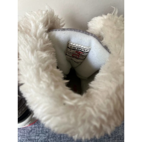 Carters Little Girls Toddler Size 5 Winter Snow Boots Duck Boots - Picture 11 of 13